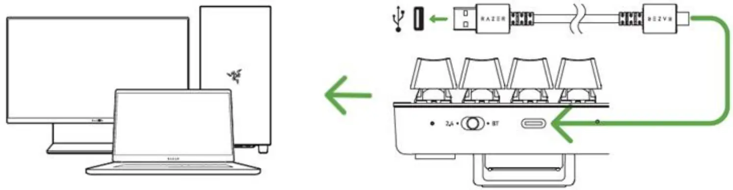 RAZER RZ03 0437 Wireless Keyboard - fig 18