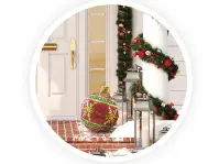 CHRISTMAS-TIME-CT-RS018OR1-GD-Christmas-Ornament-with-Built-in-LED-Lights-1