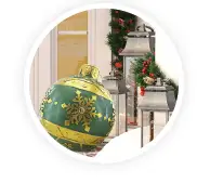 CHRISTMAS-TIME-CT-RS018OR1-GD-Christmas-Ornament-with-Built-in-LED-Lights-3