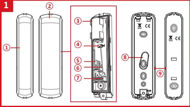 HIKVISION DS-PDMCX-E-WE Wireless External Magnet Detector User Guide - APPEARANCE