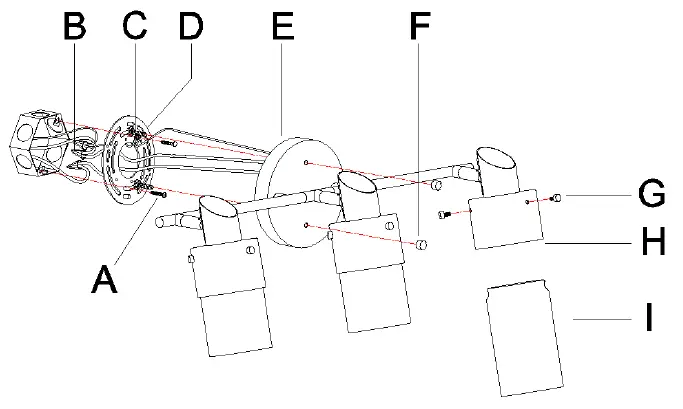 ZEVNI-A04520-Fido-20-Inch-Wide-Brass-Vanity-Light-FIG-3