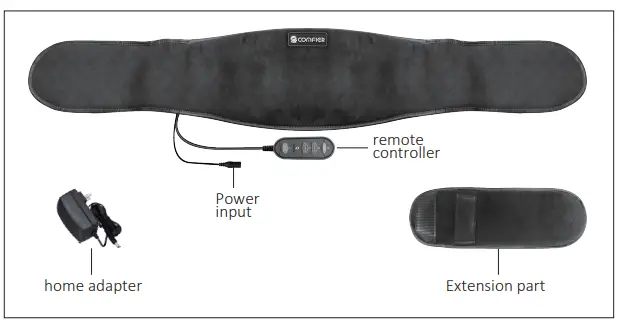 COMFIER-CF-6006N-Heated-Waist-Belt-with-Massage-1