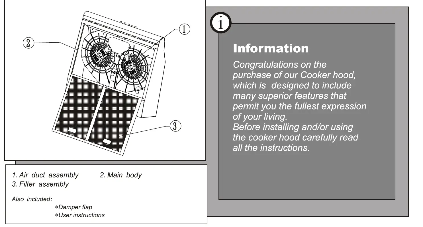 EUROTECH-ED-RHW60WH 60CM Wall Canopy-Rangehood-01