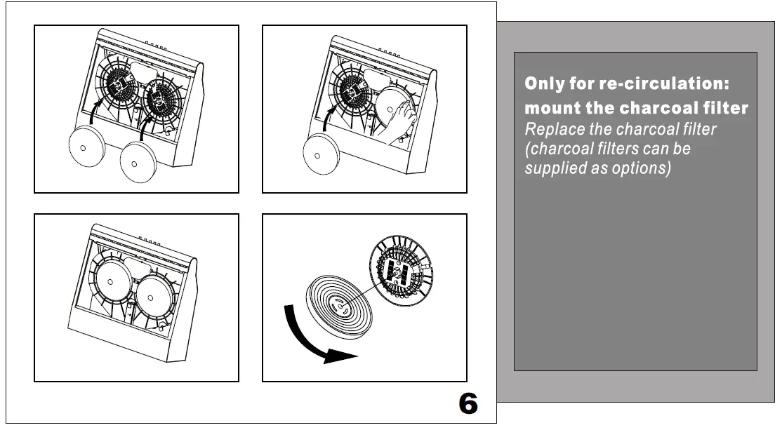 EUROTECH-ED-RHW60WH 60CM Wall Canopy-Rangehood-5
