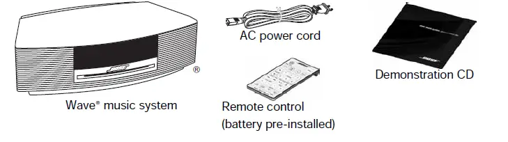 Bose wave music system . - 2