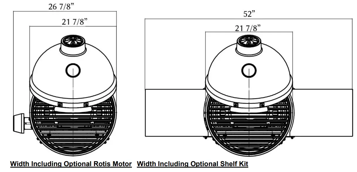 BLAZE BLZ-20 Kamado Charcoal Grill - fig 4