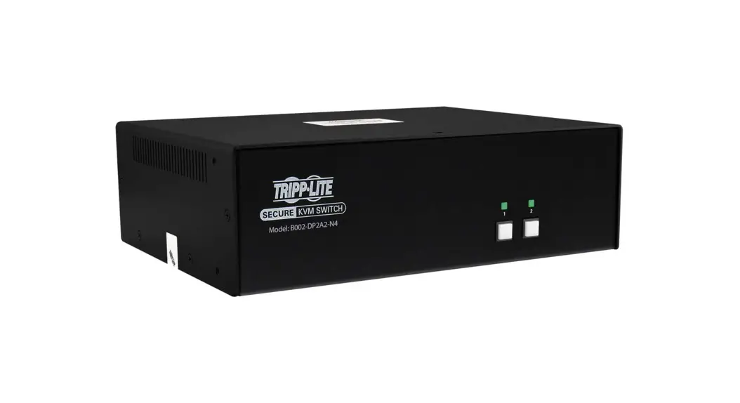 Tripp Lite B002-dv2a4-n4 2-port, Dual Head, Displayport To Displayport, 4k, Niap Pp4.0, Audi User Manual Tripp Lite B002-dv2a4-n4 2-port, Dual Head, Displayport To Displayport, 4k, Niap Pp4.0, Audi User Manual
