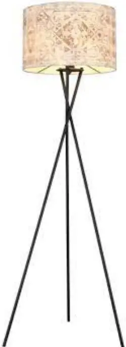 GLOBO LIGHTING 15583SLMDS Floor Lamp Black and Gold