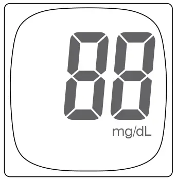 bioland G-425-3 Blood Glucose Meter - blood sample