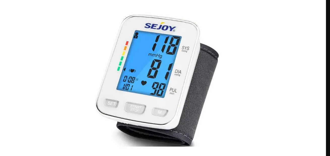 Sejoy Dbp-8297b Wrist Type Fully Automatic Blood Pressure Monitor Owner's Manual