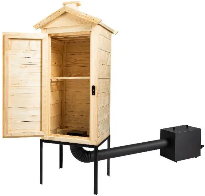 BROWIN 330335 Wooden Smoker with Firebox