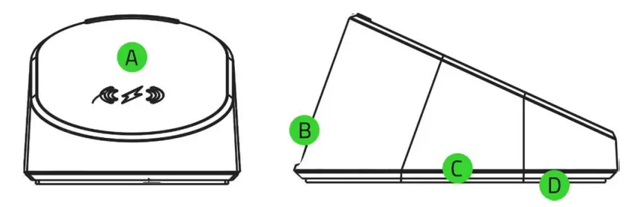 RAZER Mouse Dock Pro Wireless Dock and Puck Combo - Figure 1