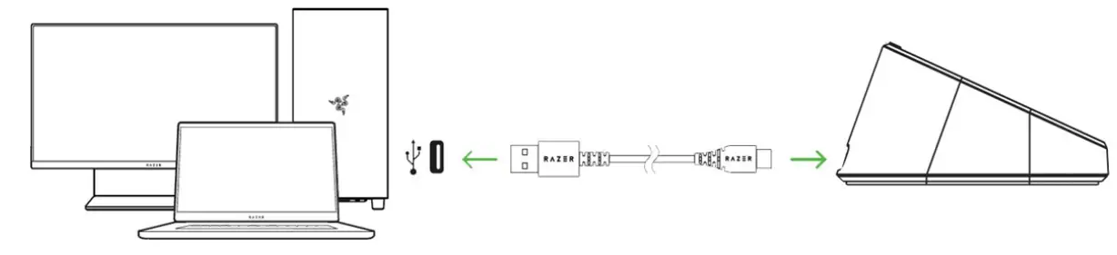 RAZER Mouse Dock Pro Wireless Dock and Puck Combo - Figure 6