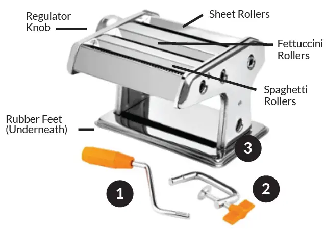 CHOICE-407PASTMAKER-Stainless-Steel-Manual-Pasta-Machine-FIG-1