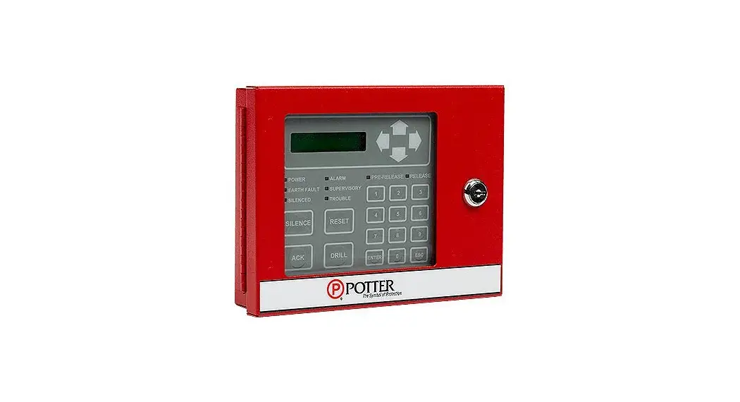 Potter Ra-6075r Lcd Annunciator Owner's Manual