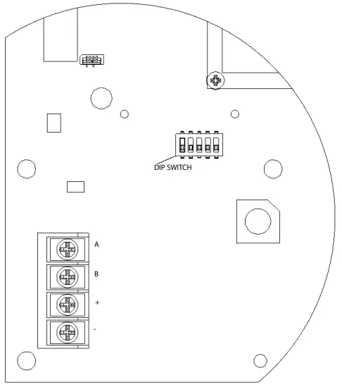 POTTER RA 6075R LCD Annunciator - back panel view