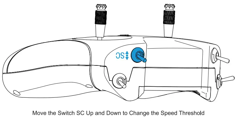 BetaFPV Cetus FPV Kit - speed switch