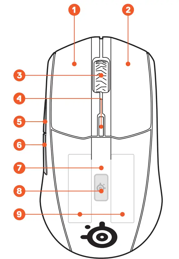 steelseries Rival 3 Wireless Gaming - OVERVIEW