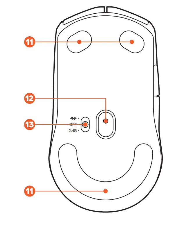 steelseries Rival 3 Wireless Gaming - OVERVIEW1