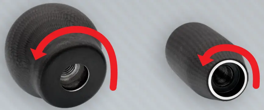 FANATEC ClubSport Shifter Carbon Knobs Kit - fig 2