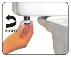 Fluidmaster 400H-002 Performax Universal Toilet Fill Valve - INSTALL LOCKNUT 1