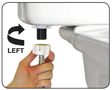 Fluidmaster 400H-002 Performax Universal Toilet Fill Valve - REMOVE CONNECTOR