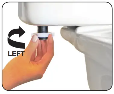 Fluidmaster 400H-002 Performax Universal Toilet Fill Valve - REMOVE OLD LOCKNUT