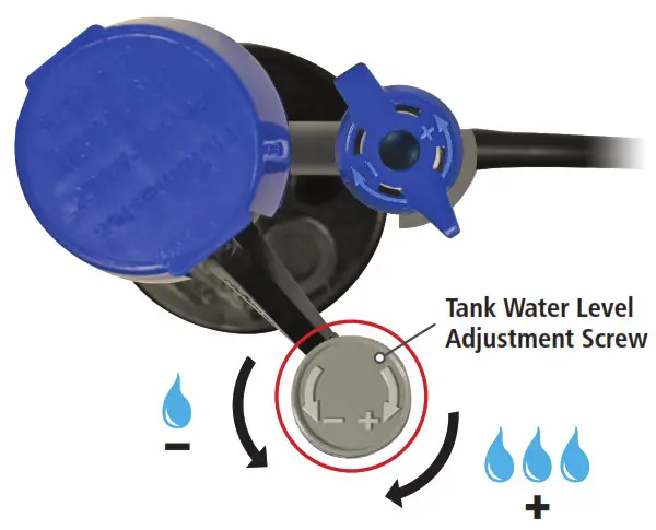 Fluidmaster 400H-002 Performax Universal Toilet Fill Valve - WATER LEVEL IS TOO HIGH
