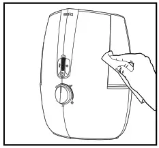 Homedics UHE-WM15 Total Comfort Humidifier Plus Instruction - CLEAN THE SURFACE