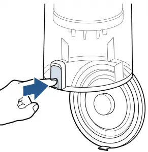 Bissell-2087-Remove/Empty-Dirt-Container-illustration