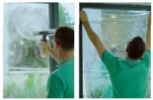 SECURE How to install static cling window film -apply film the glass