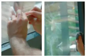 SECURE How to install static cling window film - dry edges