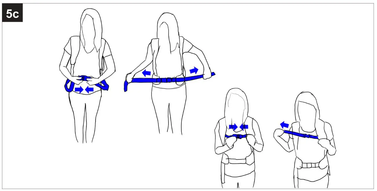KOBALT KSP 440-06 40V Chemical Backpack Sprayer - Tighten the chest strap the keep the weight close to your back
