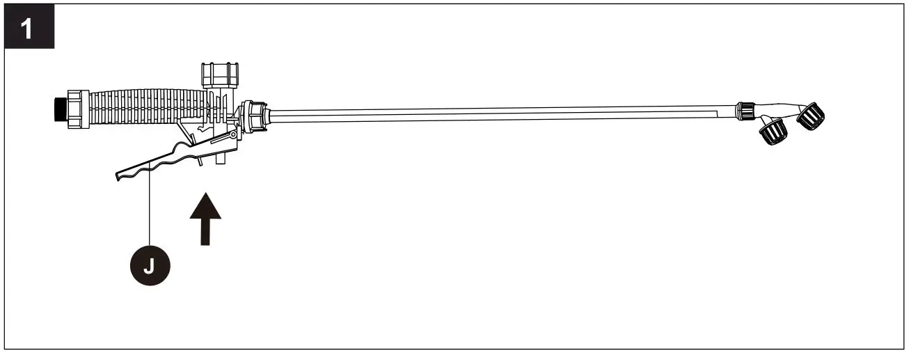 KOBALT KSP 440-06 40V Chemical Backpack Sprayer - USING THE GUN