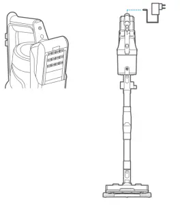 Midea P12 Flex 385619 Cordless 2 In 1 Handstick Vacuum Cleaner - operation