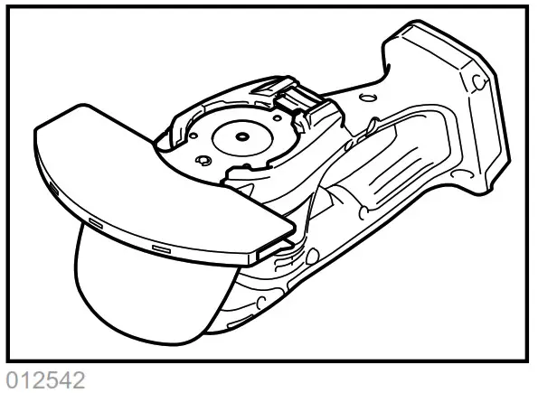 makita DUM166 160mm Cordless Grass Shear - Adjusting the shearing height 14
