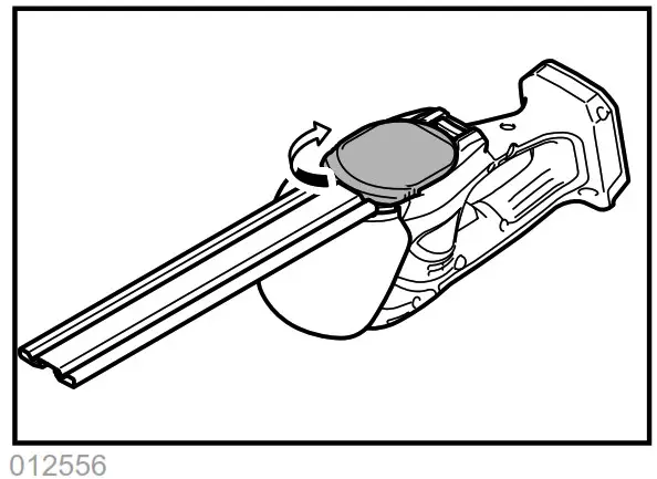 makita DUM166 160mm Cordless Grass Shear - Shear blade maintenance 11