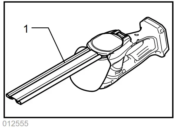makita DUM166 160mm Cordless Grass Shear - Shear blade maintenance 13