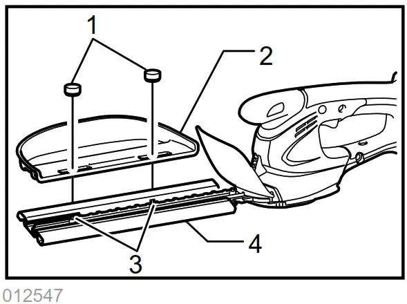 makita DUM166 160mm Cordless Grass Shear - Shear blade maintenance 26
