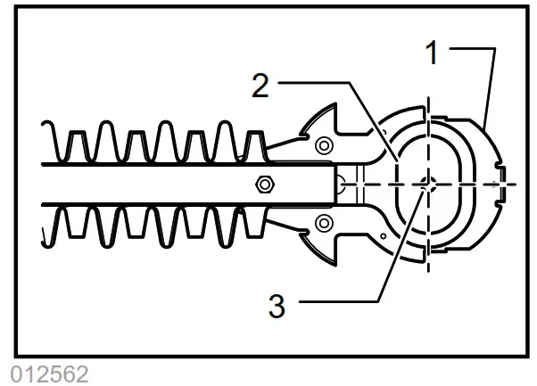 makita DUM166 160mm Cordless Grass Shear - Shear blade maintenance 6