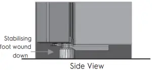 Electrolux Refrigeration -Stability Foot
