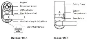 ZKTeco ML300 Lock - Product Overview
