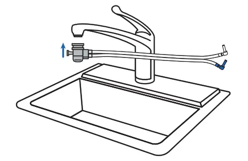 aquasana AQ-4000W Countertop Water Filter- Diverter Valve