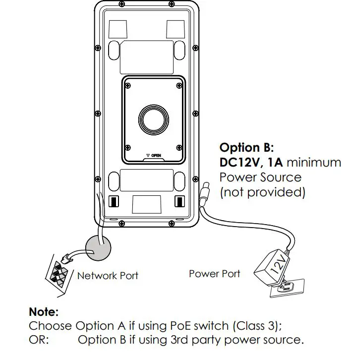 GRANDSTREAM GDS3702 Intercom Access System Installation Guide - Connecting the gds3702