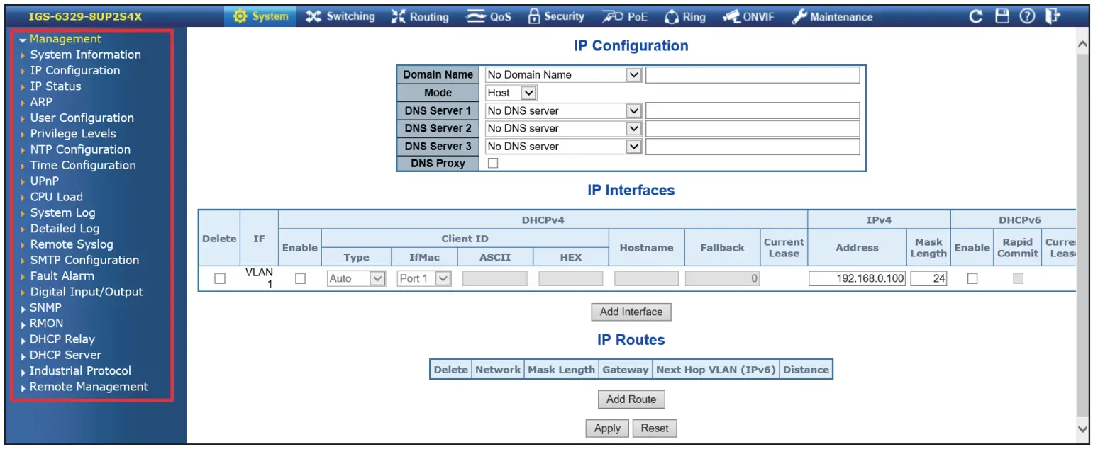 PLANET IGS 6329 Industrial L3 Multi Port Gigabit Managed Switch - fig 4