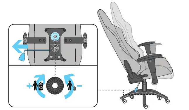 Trust Resto Gaming Chair - Adjust position 2