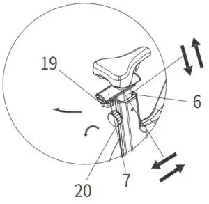 BanCon BC-B399 Magnetic Belt Drive Indoor Cycling Bike - ADJUSTMENTS 3