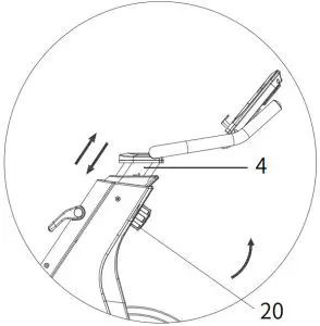 BanCon BC-B399 Magnetic Belt Drive Indoor Cycling Bike - ADJUSTMENTS 5