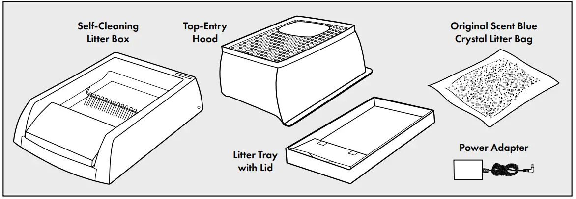 PetSafe PAL00 14242 ScoopFree Original Self Cleaning Litter Box-ScoopFree Top