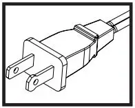 Westinghouse WSFTBK14AS 14 Inch Oscillating Tower Fan Instruction Manual - POLARIZED PLUG